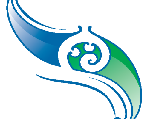 E Tū Whānau blue green logo
