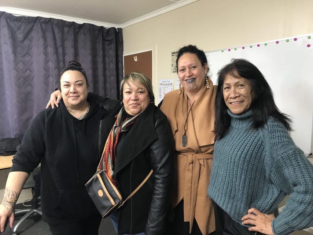Muriel McLaughlin, Monica Duff, Kim Eriksen-Downs, and Anitana Downs - wāhine toa leading change in their communities