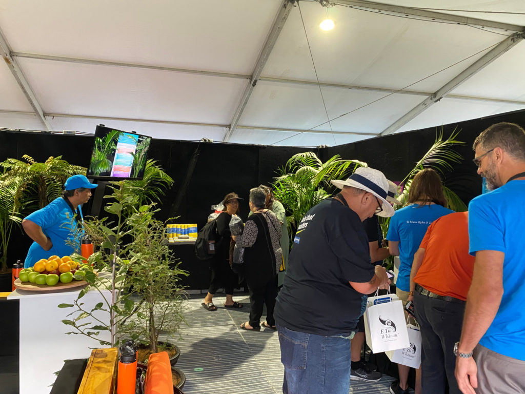 At Te Matatini 2023, the E Tū Whānau tent welcomed whānau with kōrero and resources to take home