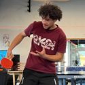 A rangatahi plays table tennis - one of the many activities offered by Ōtara Youth Hub