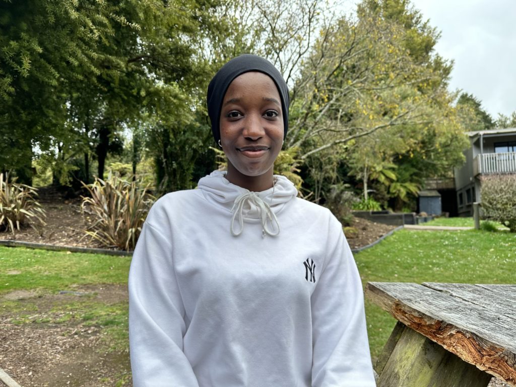 Asmau Farouk is pictured next to a qupte from her which says: "My vision for myself in the future is to be in a position where I can do things, where I have the power to uplift those who need it, to bring others up so we’re at the same level.”