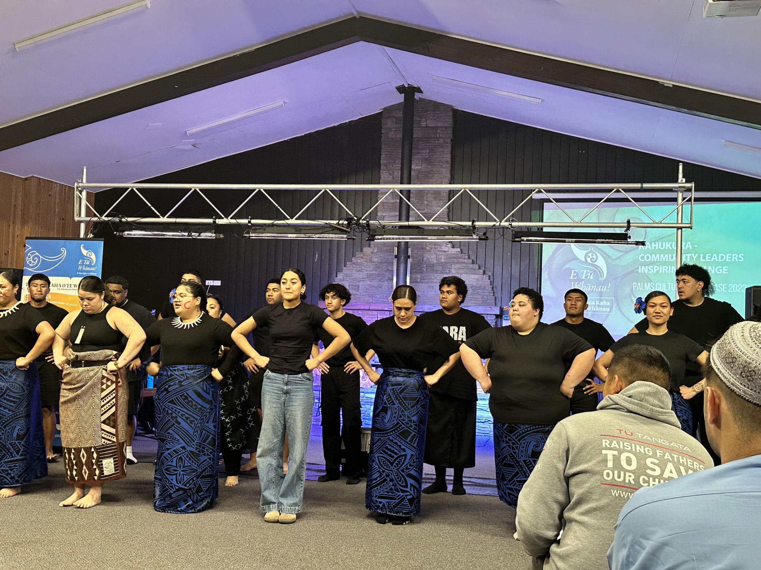 Rangatahi from Ōtara Youth Hub performed cultural items from several Pasifika cultures